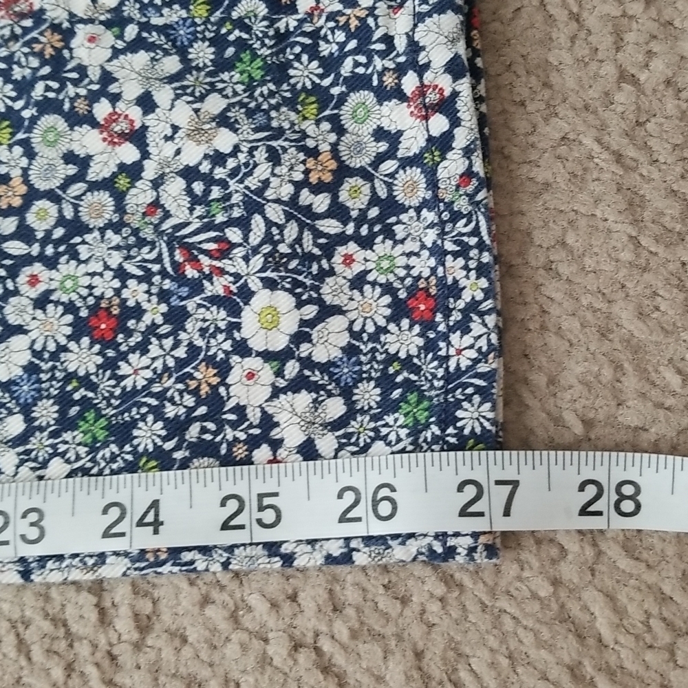 J.Crew Floral Toothpick Ankle Skinny Jeans - Picture 6 of 16